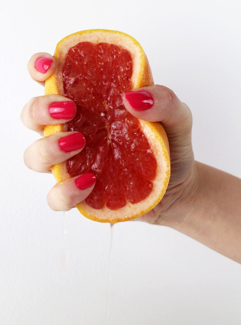 Color Grapefruit Non Toxic Nail Polish - Handmade Beauty