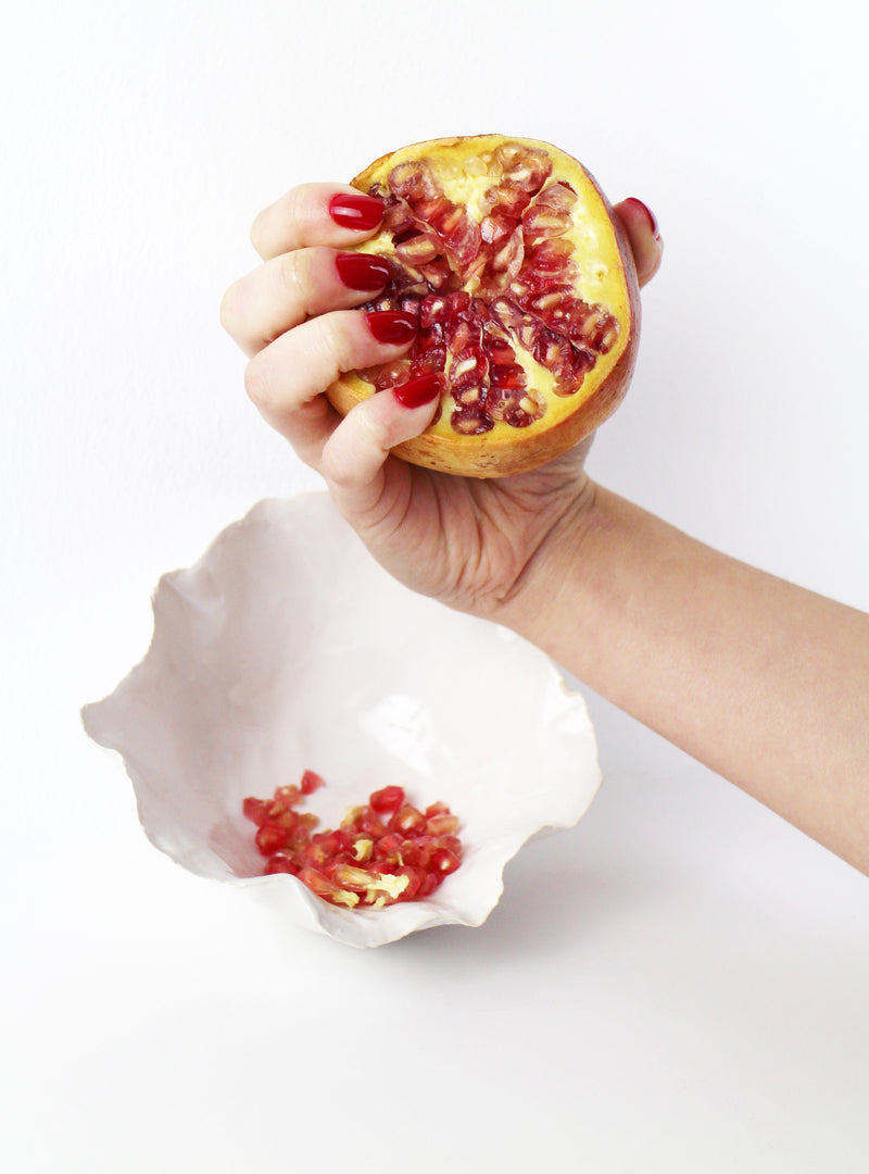Non Toxic Nail Polish Color Pomegranate - Handmade Beauty